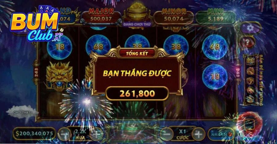 Hình ảnh khách hàng thắng lớn tại bumclub